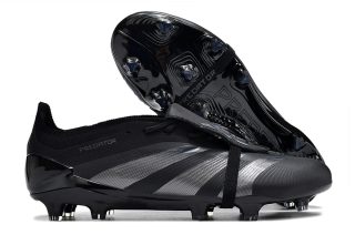 Adidas Predator Accuracy+ FG Fotbollsskor Vikbar tunga Svart silver