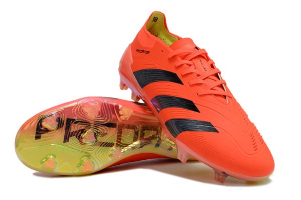 Adidas Predator Elite FG tongue Fotbollsskor Orange Silver